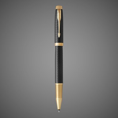 купить Ручка роллер Parker IM Premium Black GT, стержень: F, цвет чернил: black, в подарочной упаковке., Металлы: латунь, позолота, позолота, 2026 г.