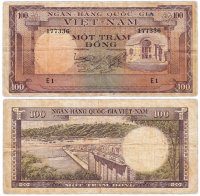 купить Южный вьетнам 100 донг 1966 (Pick 18а)