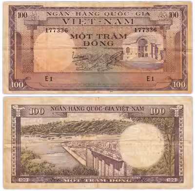 купить Южный вьетнам 100 донг 1966 (Pick 18а)