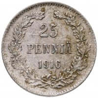 купить 25 пенни (pennia) 1916 S