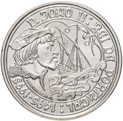 купить Португалия 1000 эскудо (escudos) 1995 "500 лет со дня смерти Жоао II"