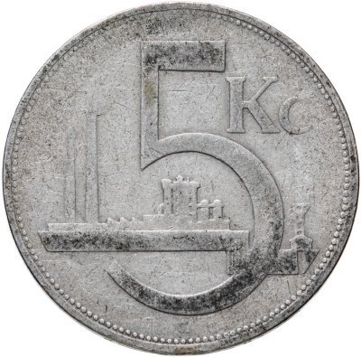 купить Чехословакия 5 крон (korun) 1929