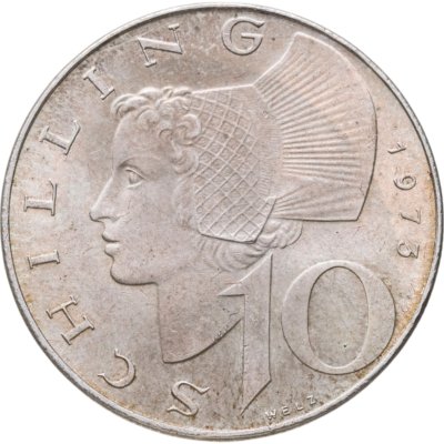 купить Австрия 10 шиллингов (shillings) 1973