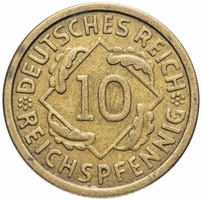 купить Германия 10 рейхспфеннигов 1924-1936 E