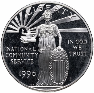 купить США 1 доллар (dollar) 1996 Корпорация государственной и муниципальной службы