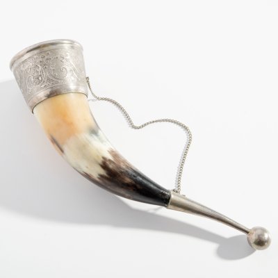 купить Кубок для вина "Рог изобилия", металл, рог, СССР, 1970-1980 гг.