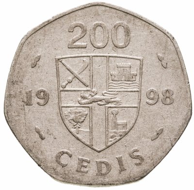 купить Гана 200 седи (cedis) 1998