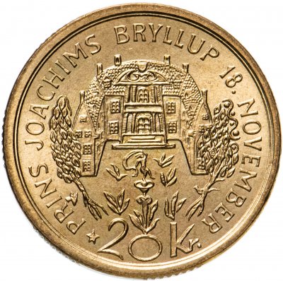 купить Дания 20 крон (kroner) 1995 "Свадьба Принца Иоахима"