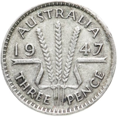 купить Австралия 3 пенса (pence) 1947