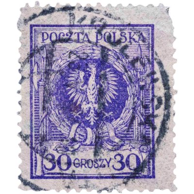 купить Польша марка 30 грошей 1920-1929