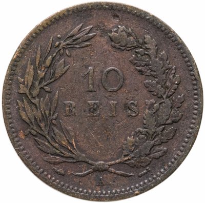купить Португалия 10 рейс (reis) 1892 А