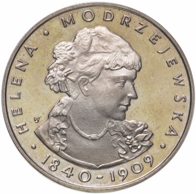 купить Польша 100 злотых (zlotych) 1975 года "135 лет со дня рождения Хелены Моджеевской"