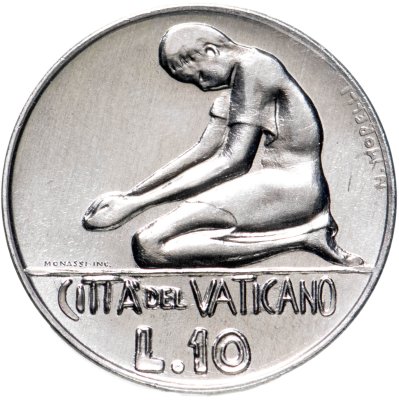 купить Ватикан 10 лир (lire) 1978