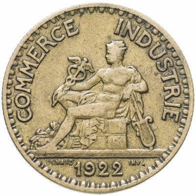 купить Франция 2 франка (francs) 1922
