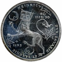 купить Германия 10 марок 1995 "800 лет со дня смерти Генриха Льва"