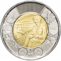 купить Канада 2 доллара 2015 Во Фландрийских полях