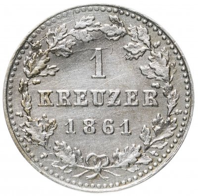 купить Германия (Нассау) 1 крейцер 1861