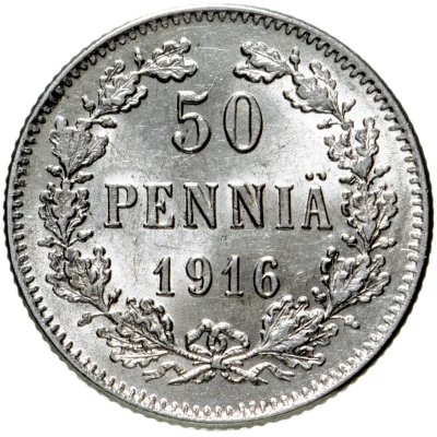 купить 50 пенни (pennia) 1916 S