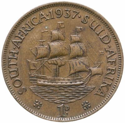 купить ЮАР 1 пенни (penny) 1937