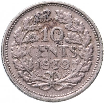 купить Нидерланды 10 центов (cents) 1939