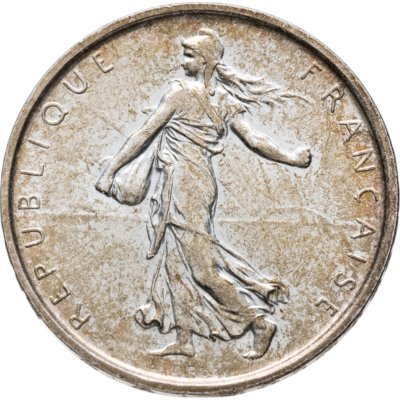 купить Франция 5 франков (francs) 1969