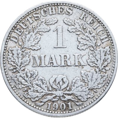 купить Германия 1 марка 1901 A знак монетного двора: "A" - Берлин