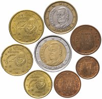 Купить Испания полный годовой набор евро для обращения 2006 (8 штук, VF-XF)