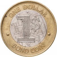 купить Зимбабве 1 доллар 2016