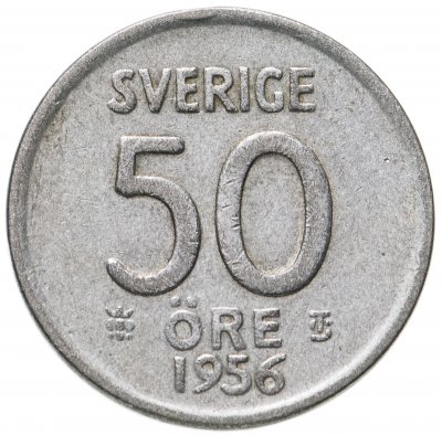 купить Швеция 50 эре (ore) 1956