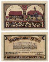 купить Германия (Саксония: Гернроде) 75 пфеннигов 1921