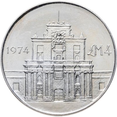 купить Мальта 4 лиры (liri) 1974 Ворота Коттонеры