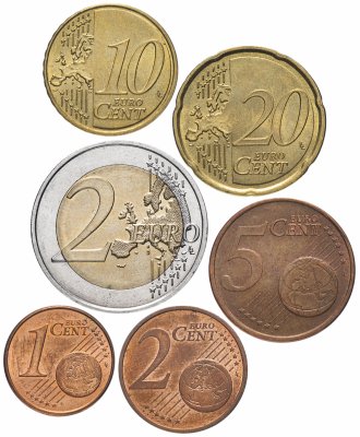 купить Франция полный годовой набор евро для обращения 2015 (6 штук)