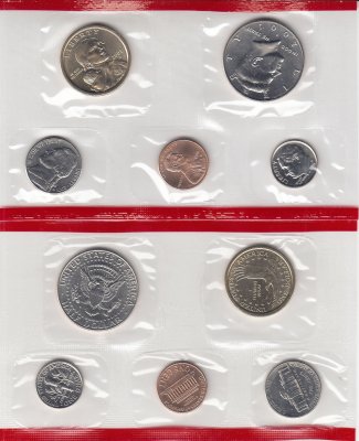 купить США годовой набор 2001 D (5 монет)