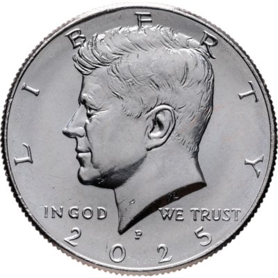 купить США 50 центов (1/2 доллара, half dollar) 2025 P "Kennedy Half Dollar (Кеннеди)"
