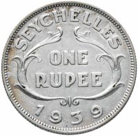купить Сейшельские острова 1 рупия (rupee) 1939