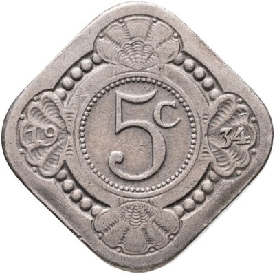 купить Нидерланды 5 центов (cents) 1934