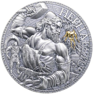 купить Камерун 3000 франков 2023 "Греческая мифология: Гефест " в футляре с сертификатом