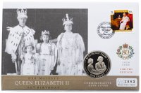 Купить Гибралтар 1 крона (crown) 2006 "80 лет со дня рождения Королевы Елизаветы II - обращение по радио" (в конверте)