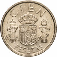 купить Испания 100 песет (pesetas) 1989