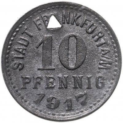 купить Германия (Франкфурт-на-Майне) нотгельд 10 пфеннигов 1917