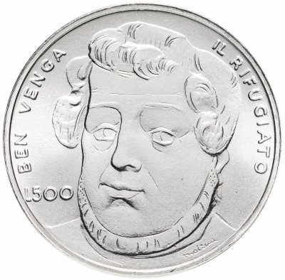 купить Сан-Марино 500 лир (lire) 1982 "100 лет со дня смерти Джузеппе Гарибальди"