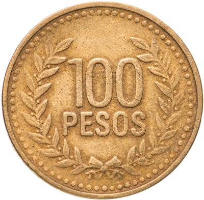 купить Колумбия 100 песо (pesos) 1995