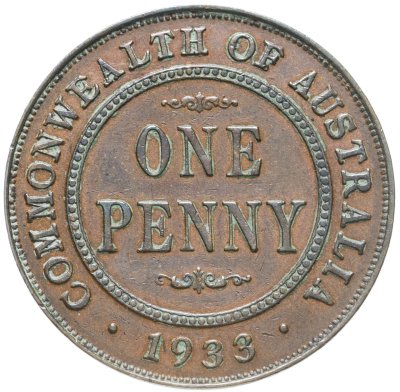 купить Австралия 1 пенни (penny) 1933