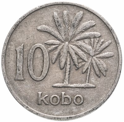 купить Нигерия 10 кобо (kobo) 1973-1976