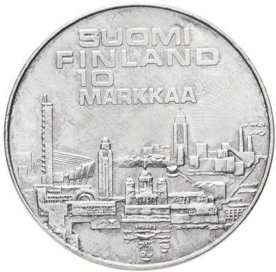 купить Финляндия 10 марок (markkaa) 1971 X Чемпионат Европы по легкой атлетике