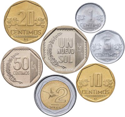 купить Перу. Набор №4 (7 монет. 1 биметалл) 2003-2008