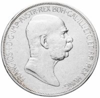 купить Австрия 5 крон (corona) 1908 "60 лет правления Франца Иосифа"