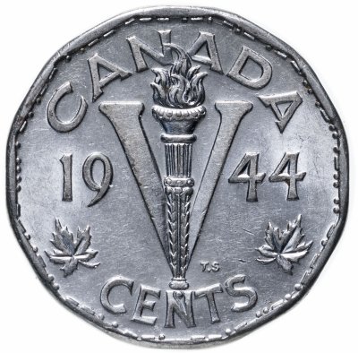 купить Канада 5 центов (cents) 1944