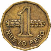 Купить Уругвай 1 новый песо (nuevo peso) 1976-1978 случайный год