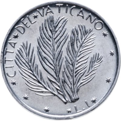 купить Ватикан 1 лира (lira) 1972